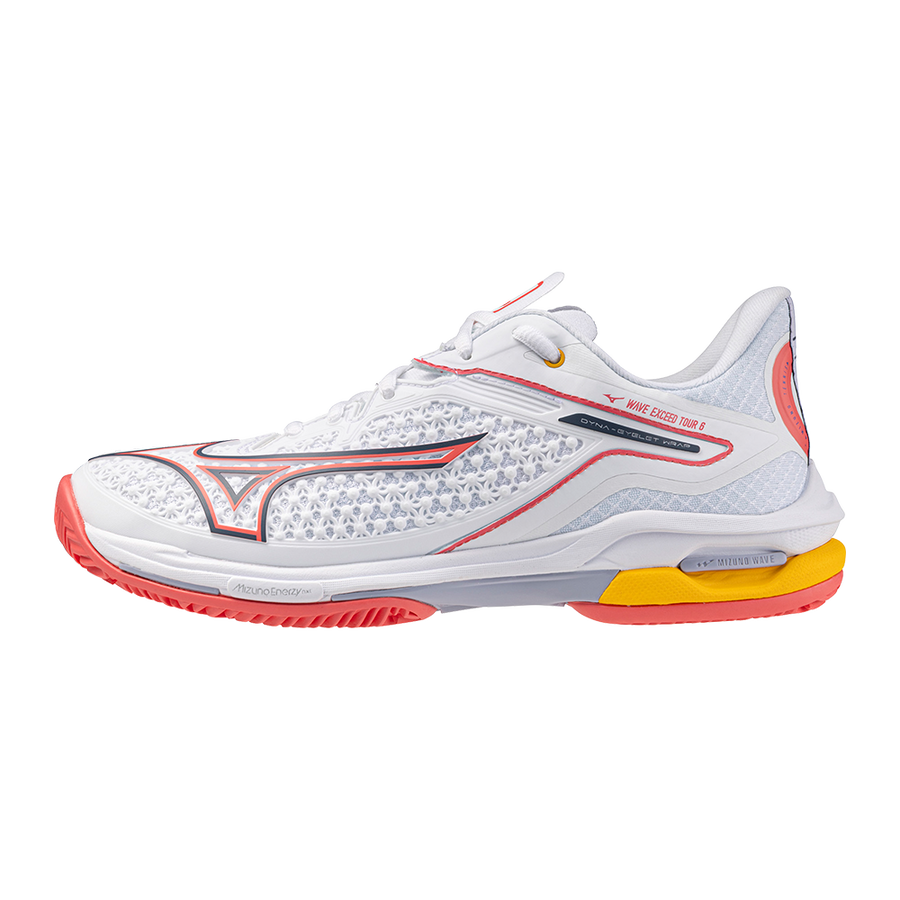 Mizuno WAVE EXCEED TOUR 6 CC White/Calypso Coral/Icelandic Blue